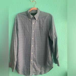 Lauren Ralph LaurenPlaid Button Down Shirt classic fit non iron 16 32/33 men’s